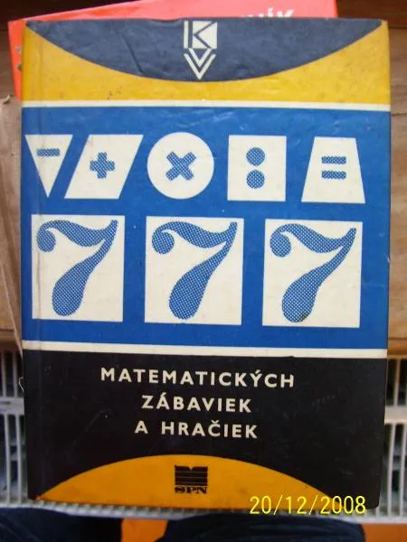 777 Mat.zábaviek a hračiek