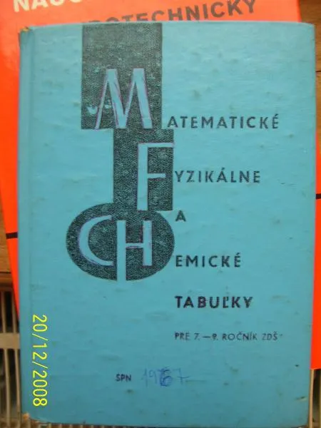 Matem.fyzik. a chem.tabuľky