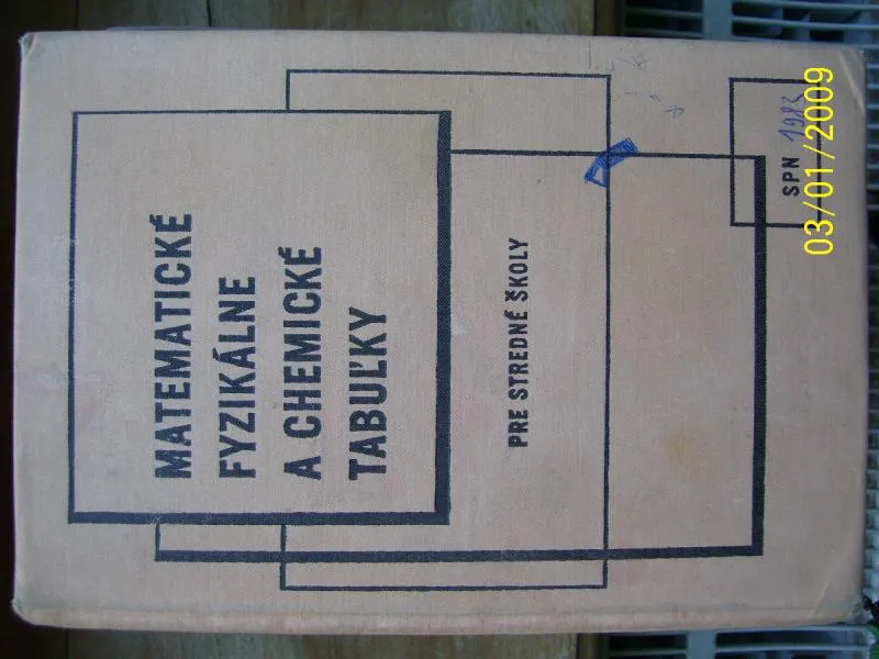 Mat., Fyz., Chem. tabuľky