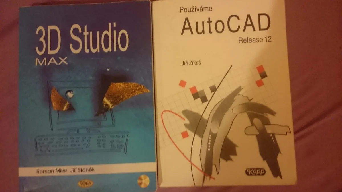 Technická literatúra:3D Studio max,Autocad release 12