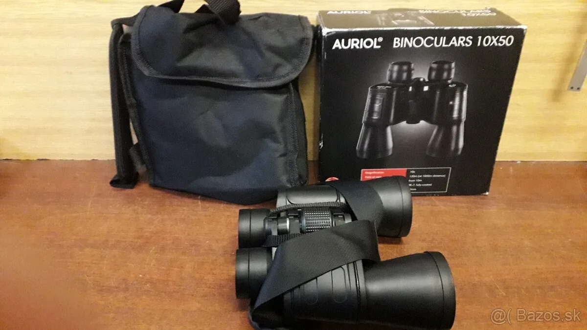 Ďalekohľad Auriol Nový Binoculars 10x50 BX-7 50mm s brašňou