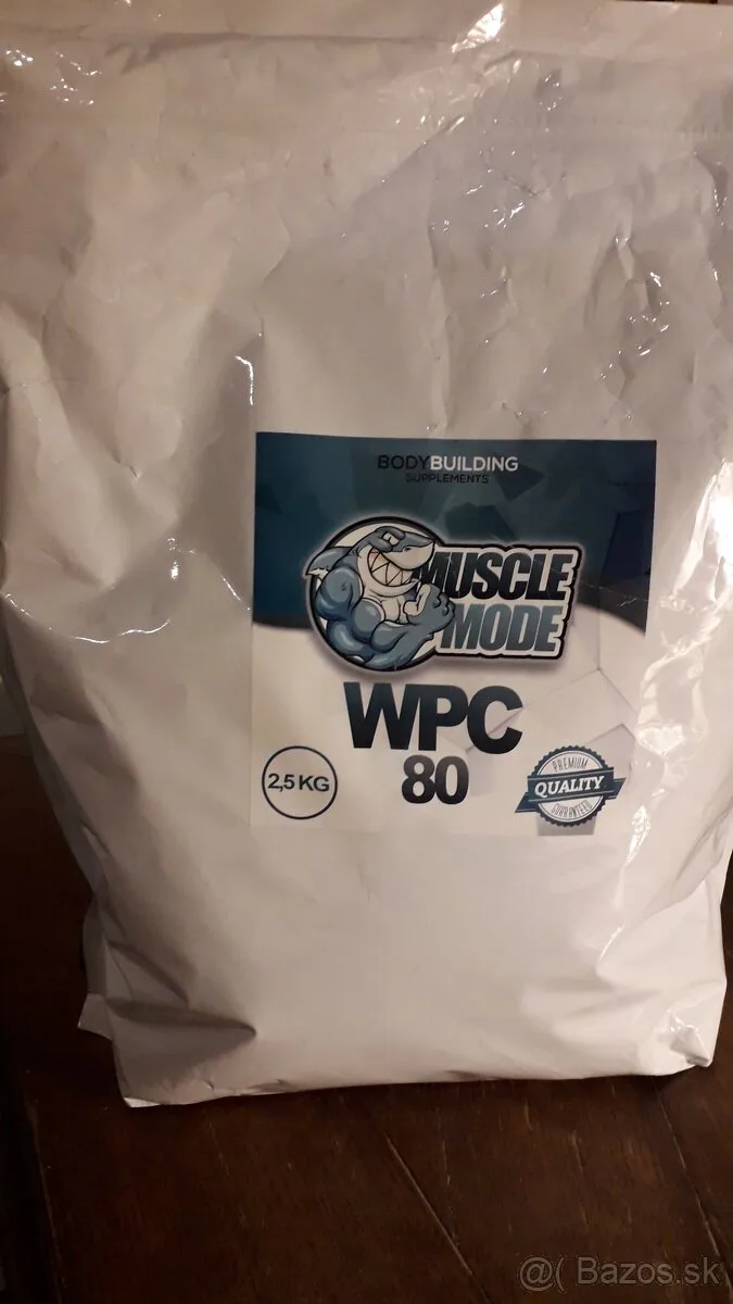 proteínový koncentrát WPC 80 2,5kg Muscle mode