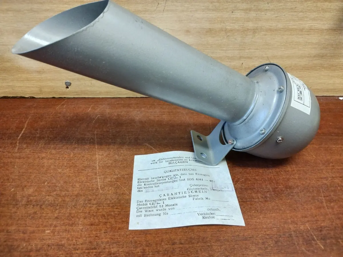 El. siréna 220V Zn. Emge typ CEP-1 15W 10ks po 18€
