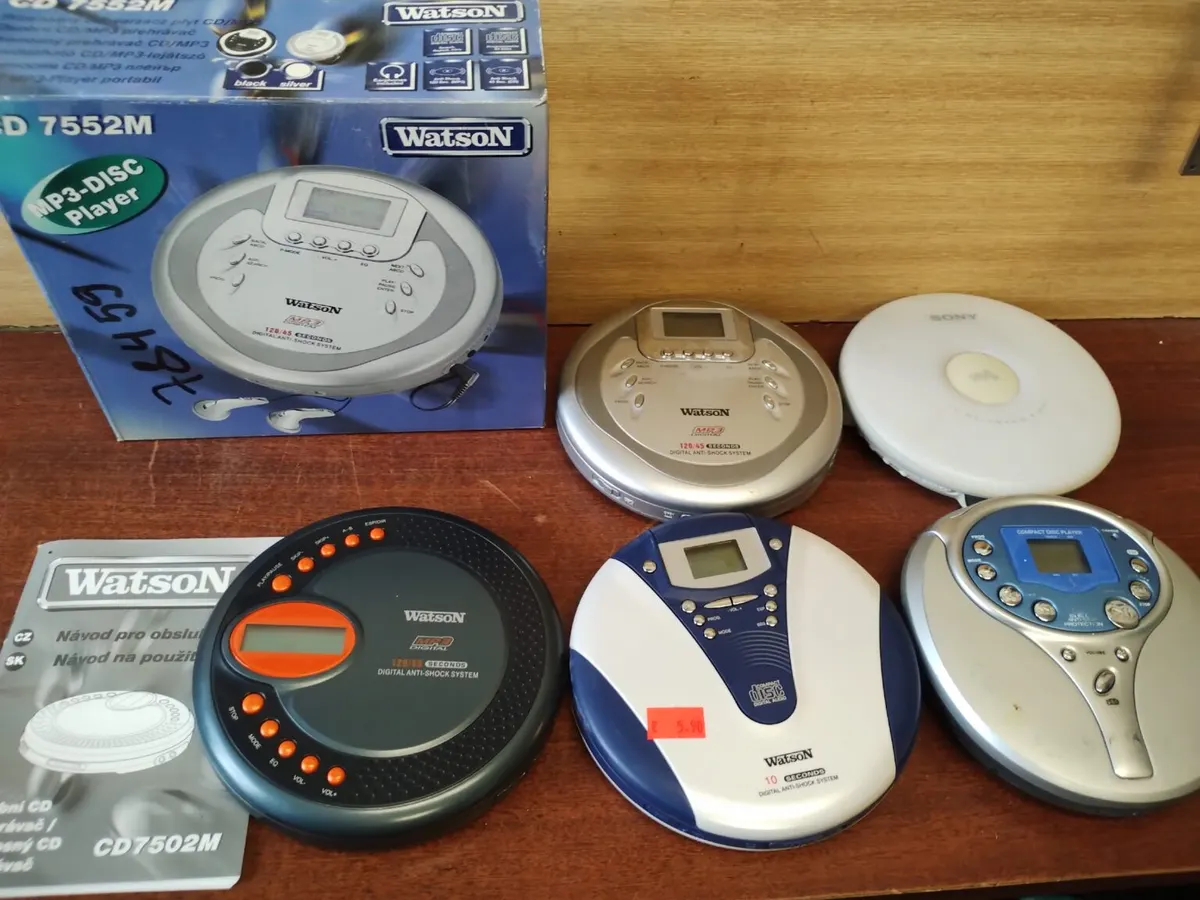 Prenosné prehrávače CD/MP3 po 5€