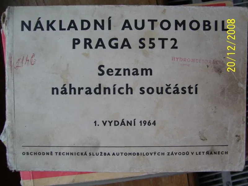 161.Katalóg náhrad. dielov
