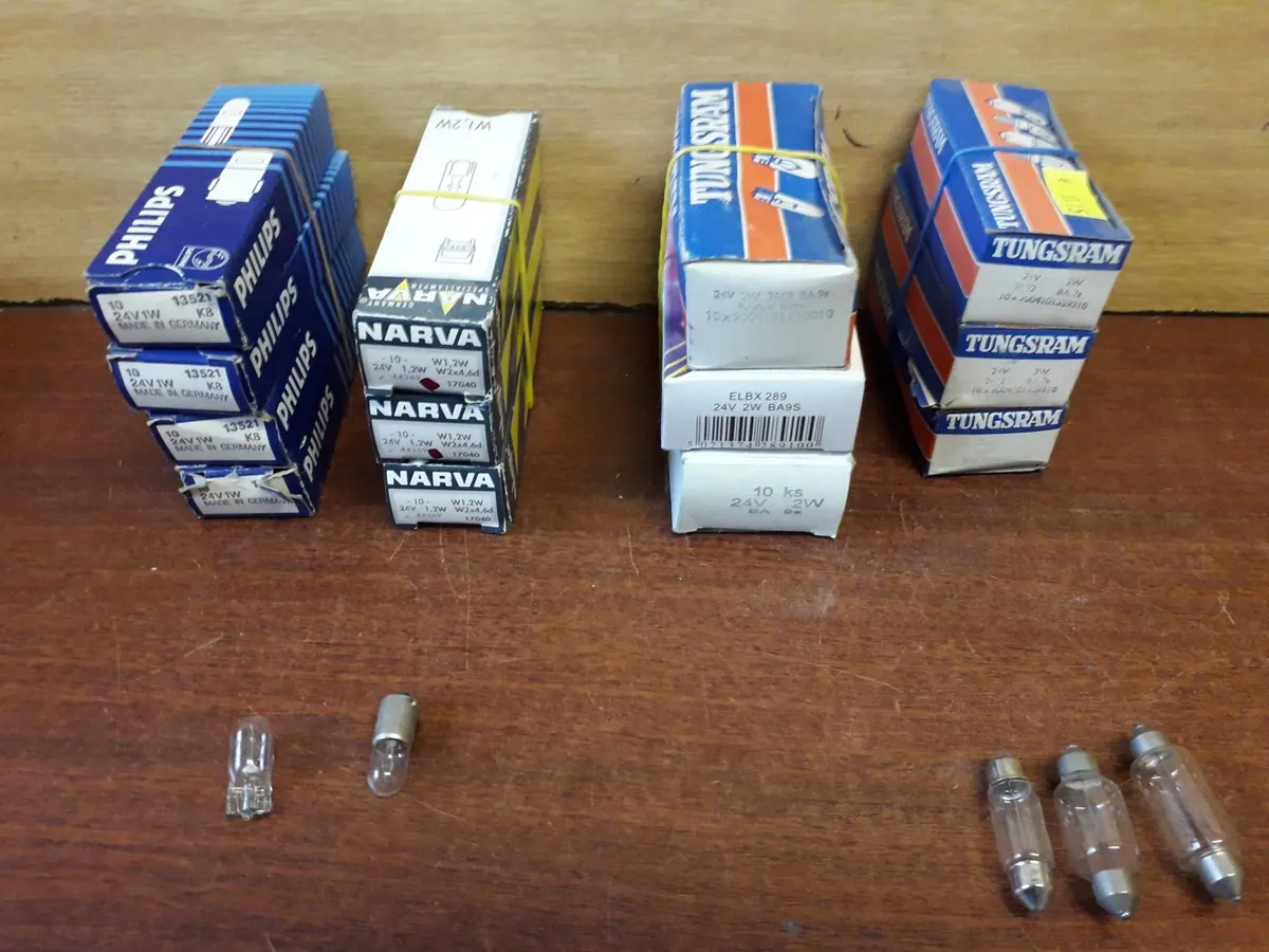 Autožiarovky 24V malé do 4W