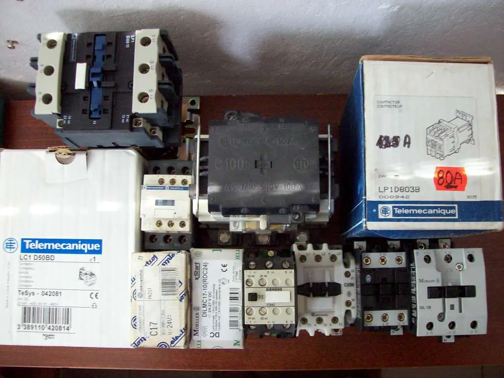 Stykače 380V s cievkou 24V DV (jedosmerný) 16-80A (7,5-37kW)