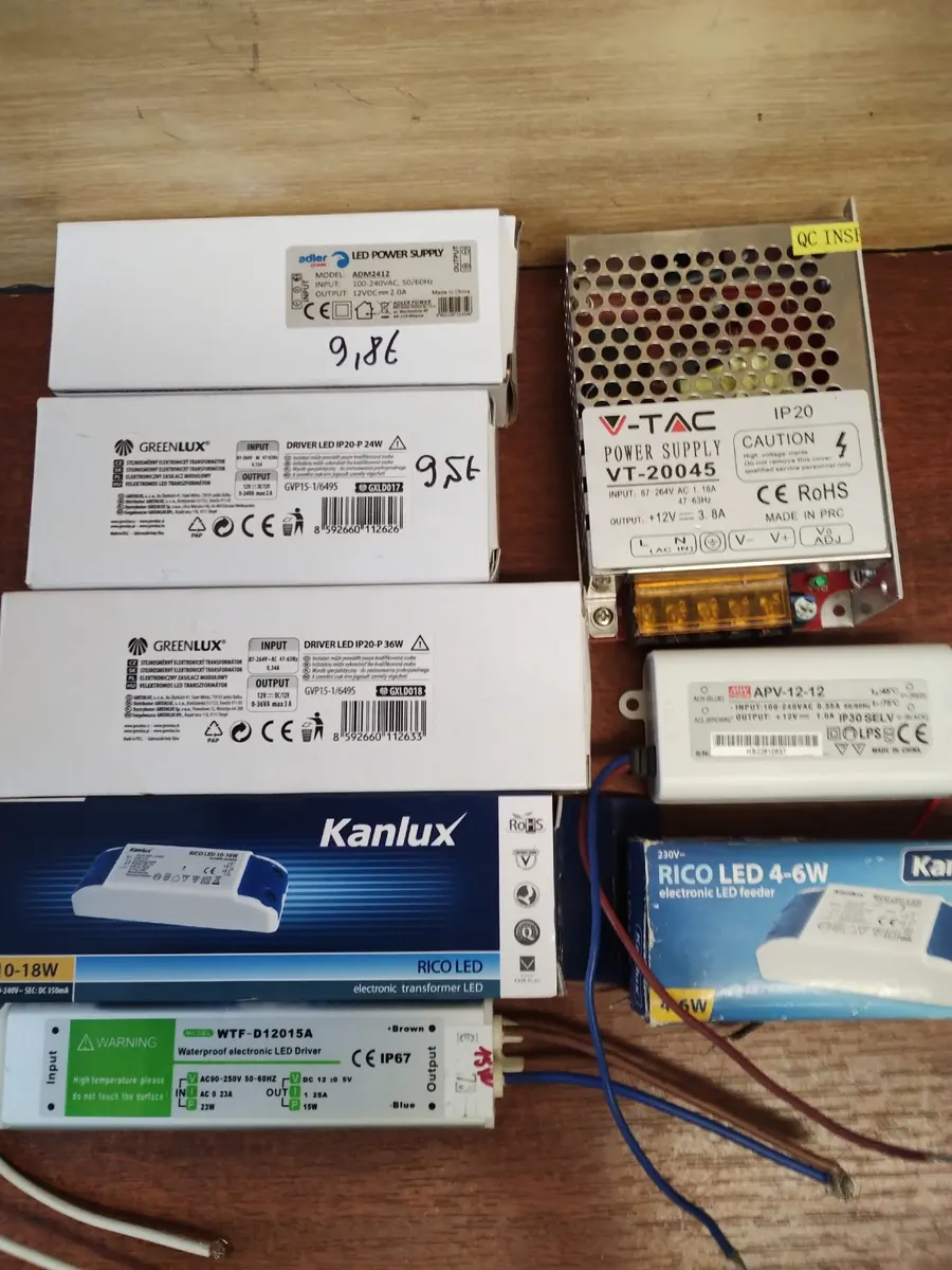 Elektronické transformátory na LED svietidlá 12V DC Adler ADM2412 2A 24W/2ks po 9,8€