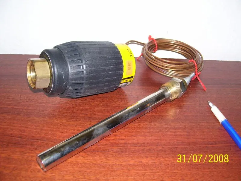 Termostat. hlavica ventilu