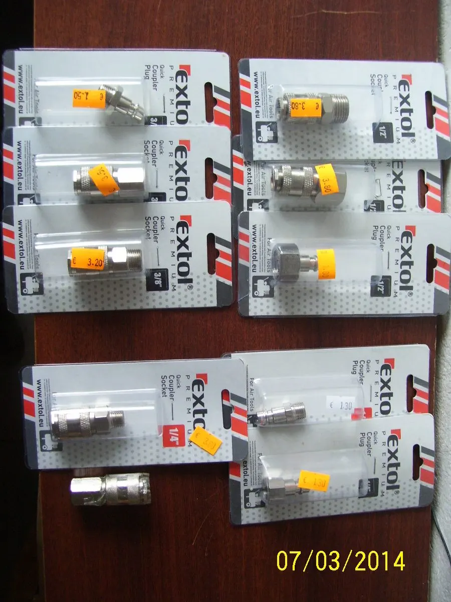 Vzduchové rýchlospojky pr.12mm