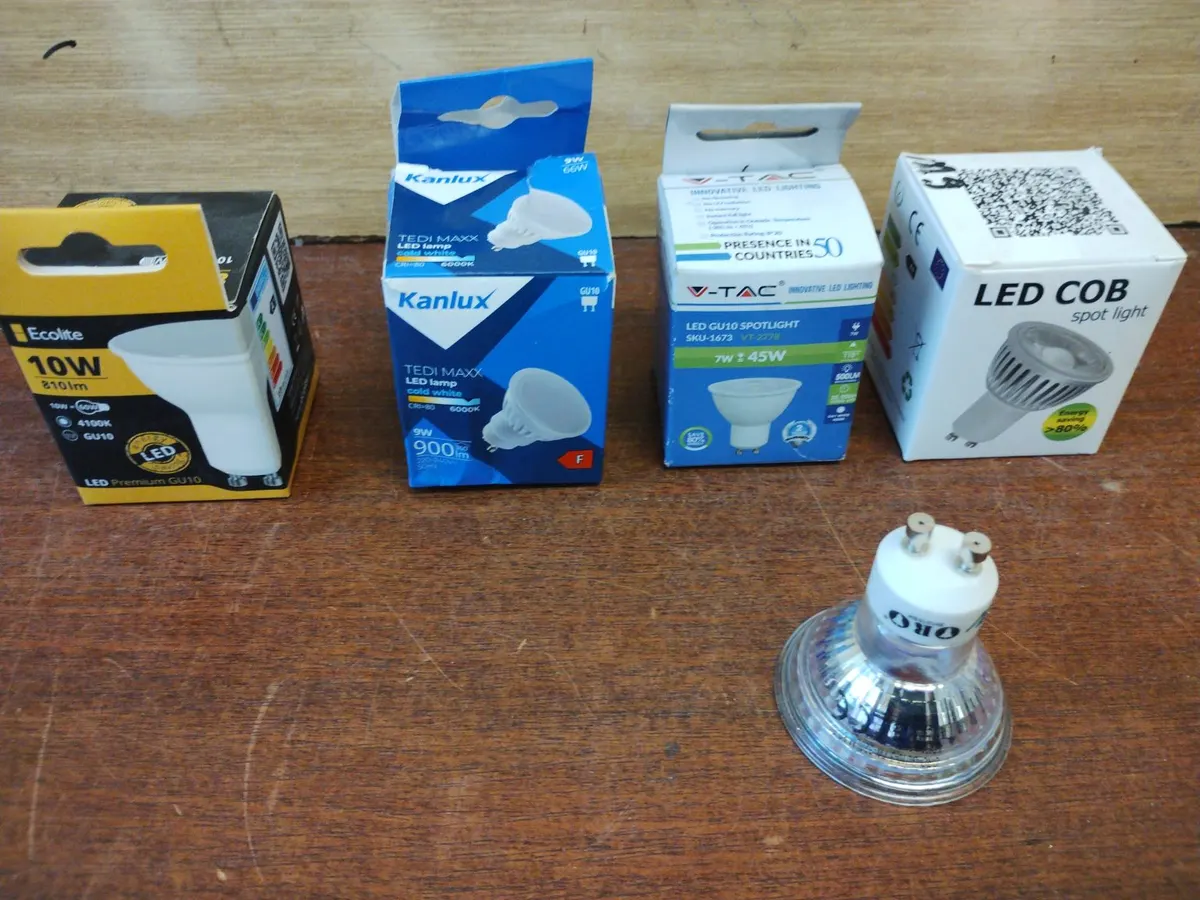 Žiarovky LED s päticou GU10 230V 1-10W