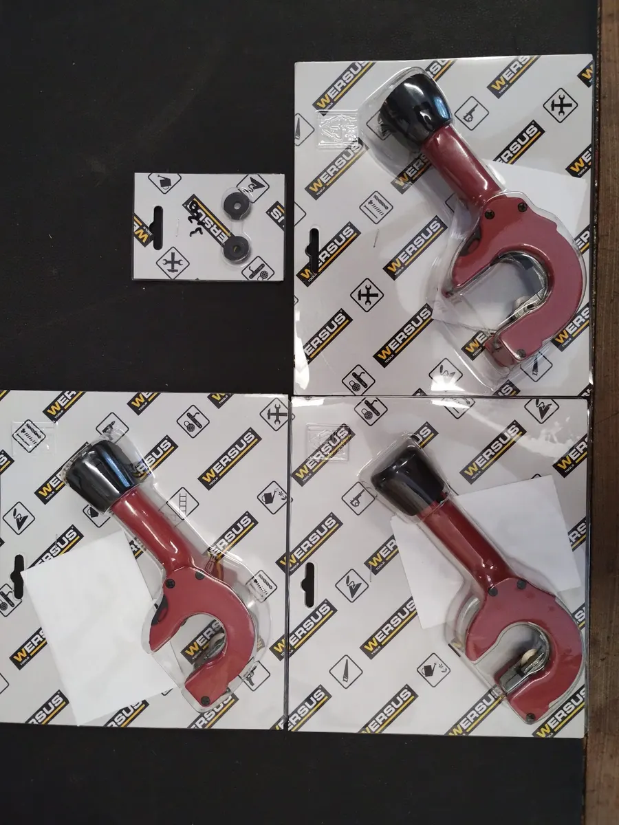. Rezačtrubiek račňový -Werus veľkosti 3-23mm 3-28mm 12-35mm po 5ks 7,5€/ks -kolieska k rezačom trubike Werus 2ks v balení 10 bal. Po 3,2€