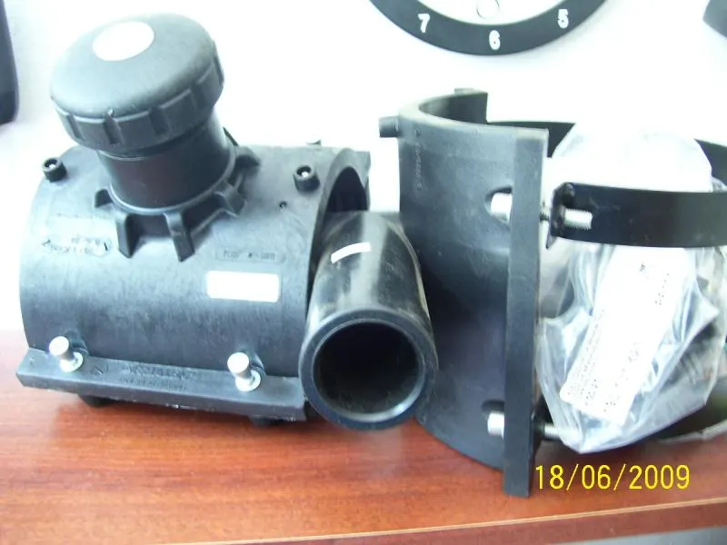 Navŕtavacie pásy PE DN 50-225 PN10