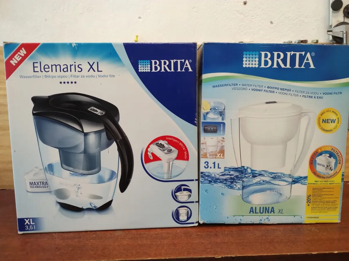 Filtre Brita nové -Elemaris XL 3,5l 22€ -AlunaXL 3,1l drobné poškodenie 12€