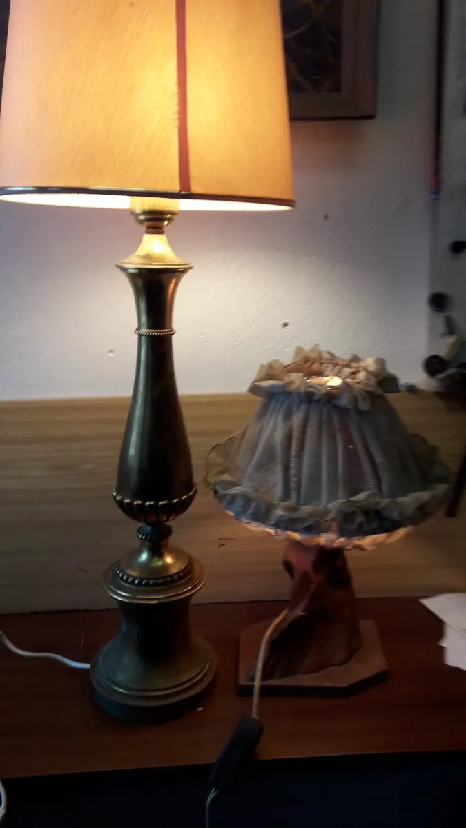 Lampy stolové ,starožitné, funkčné