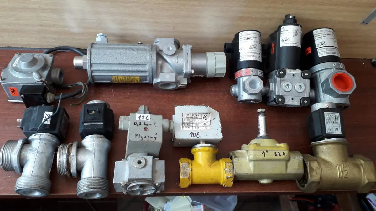 Elektromagnetické ventily na zemný plyn: