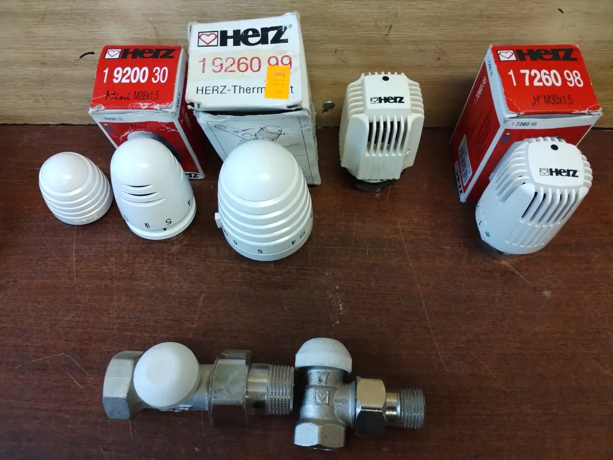 Termostatické hlavice a ventily zn. Herz