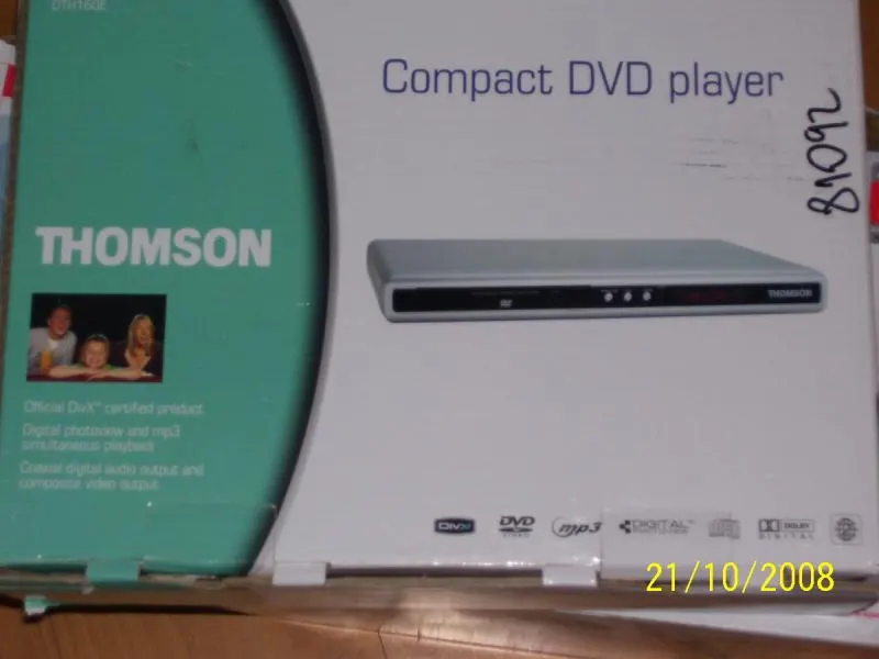 DVD/MP3/DIVX Thomson
