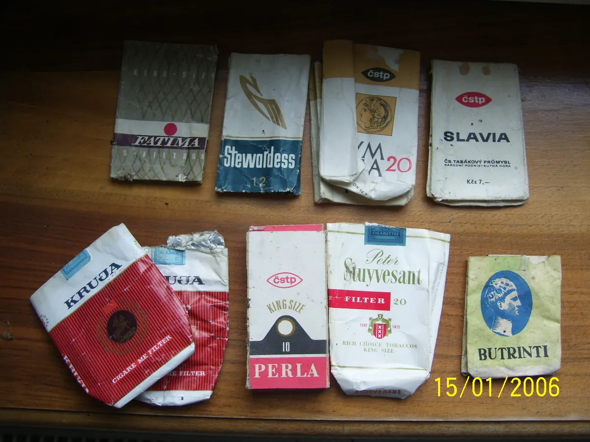 Zbierka cigaretových obalov