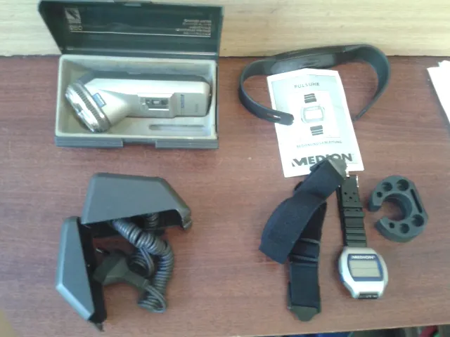 Holiaci strojcek + puls meter